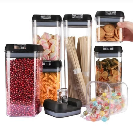 SET DE 7 FRASCOS HERMÉTICOS A PRESIÓN